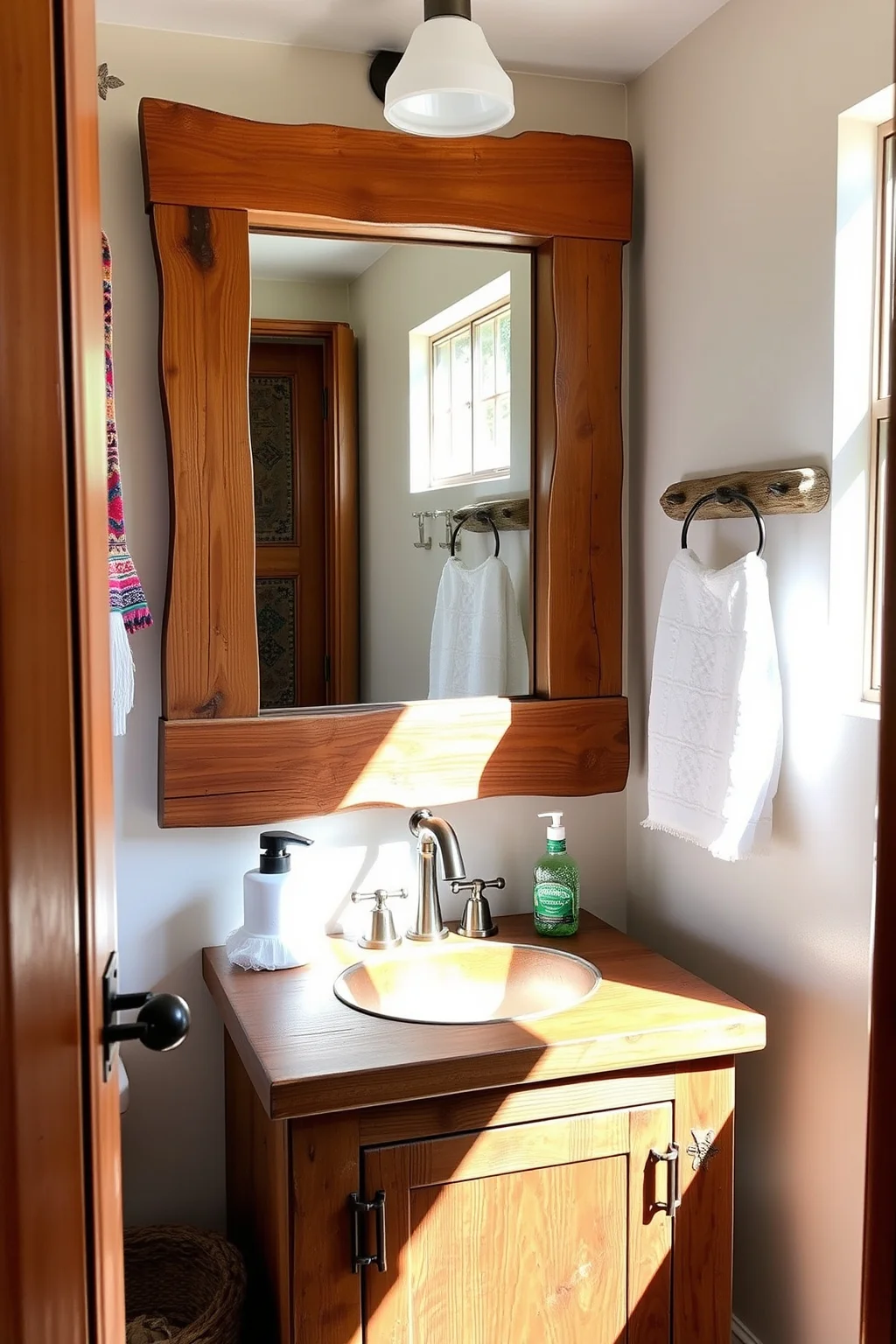 2. Natural Wood Accents