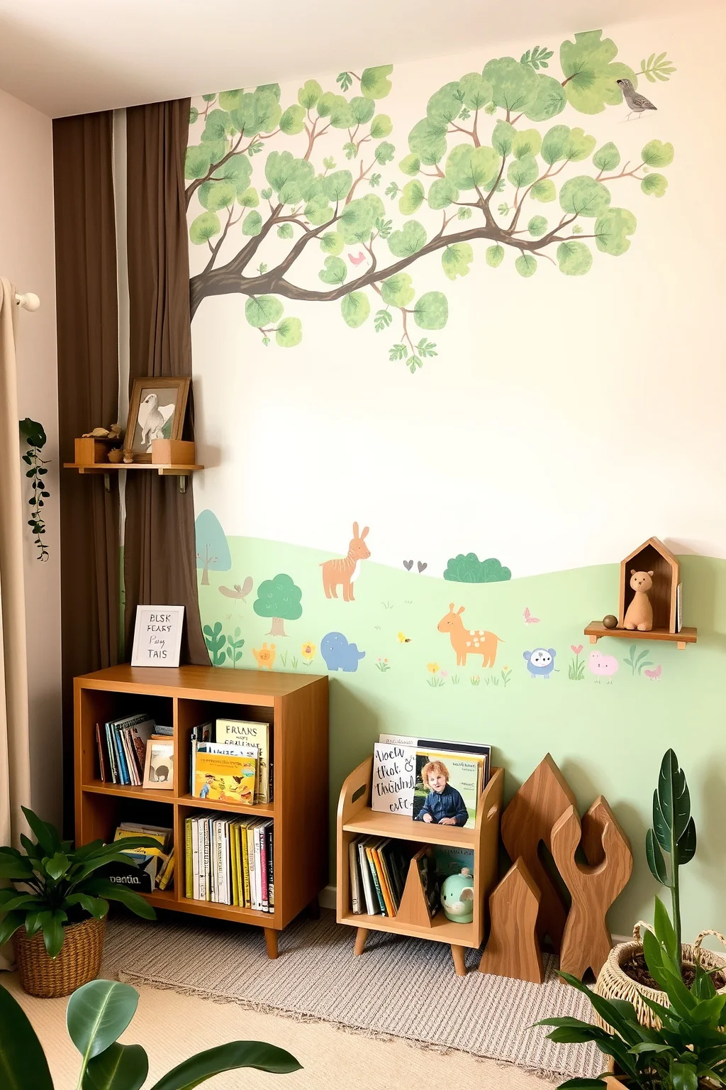 2. Nature-Inspired Murals