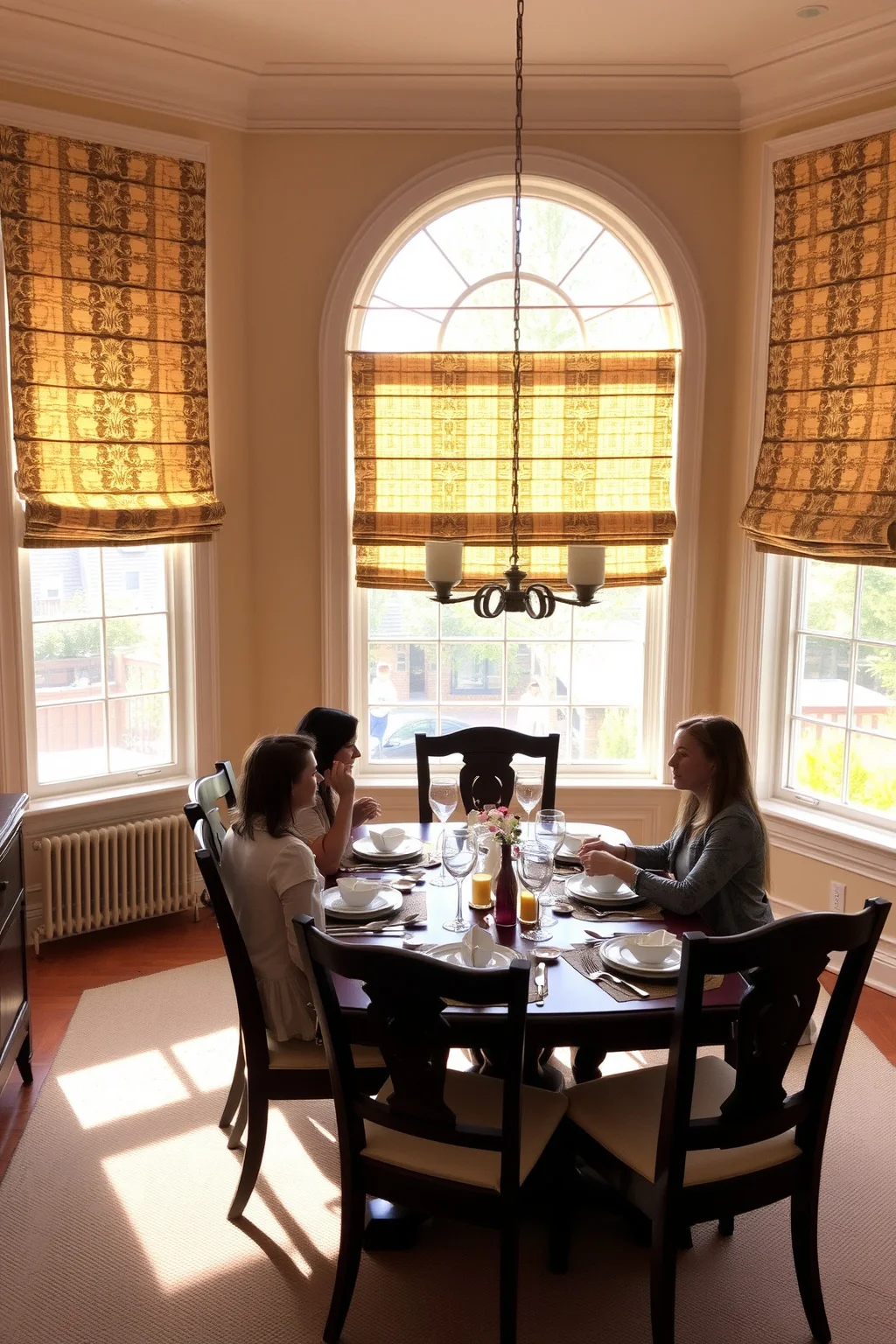 2. Roman Shades