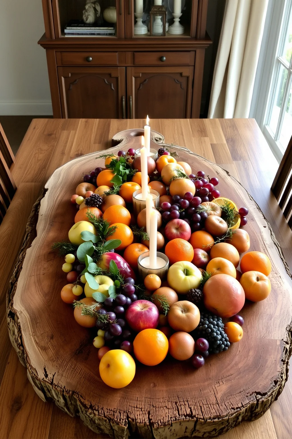 2. Rustic Wooden Platter