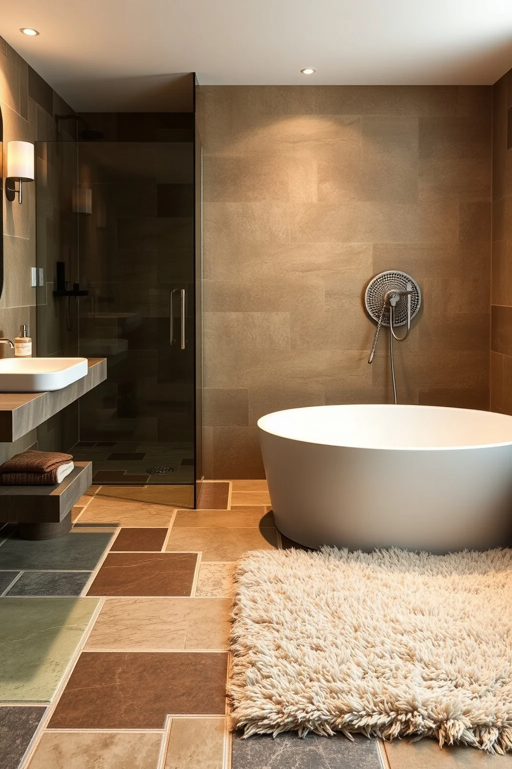 2. Stone Tile Flooring