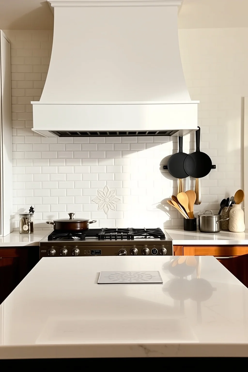 2. Subway Tile Backsplash