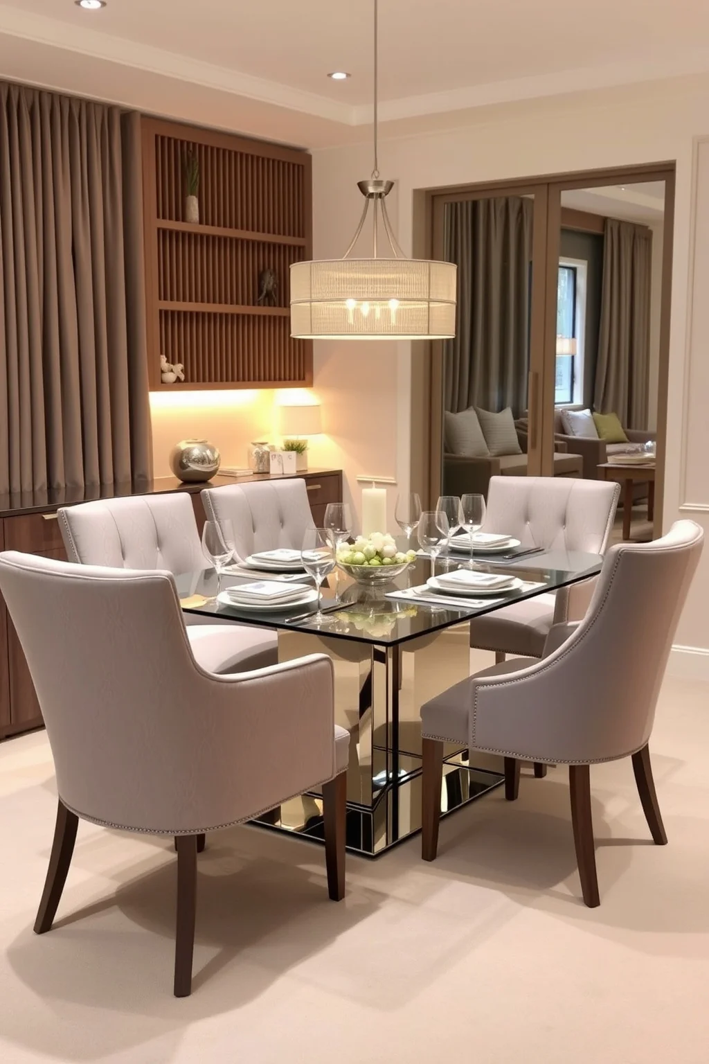 2. Upholstered Dining Chairs