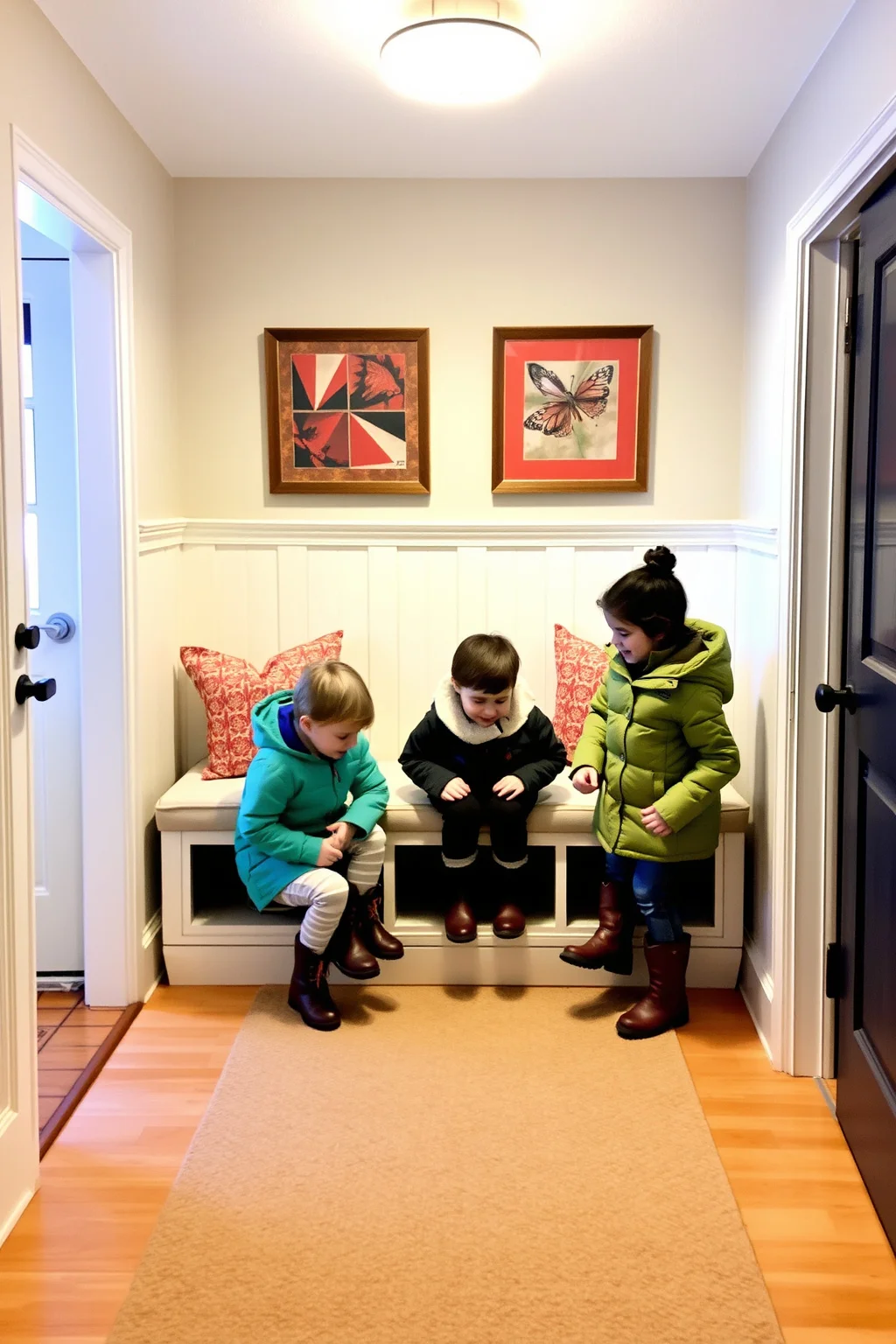 2. Upholstered Storage Bench