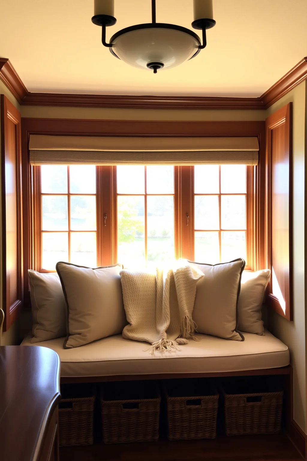 2. Window Seat with Storage