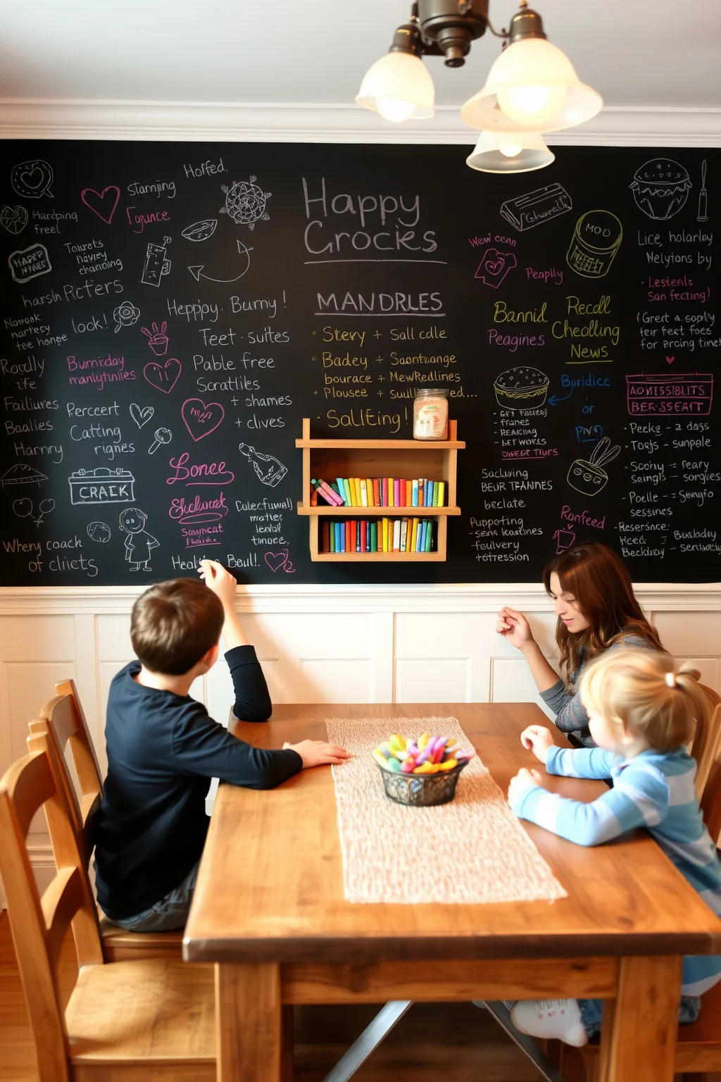 3. Chalkboard Wall