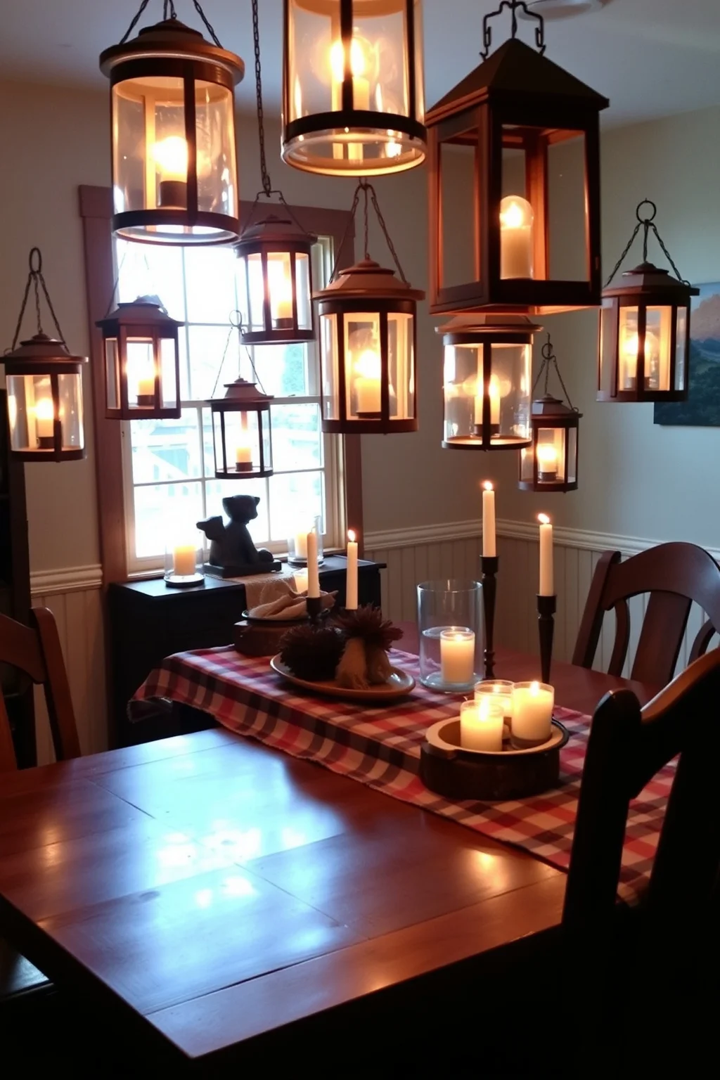 3. Farmhouse Lanterns