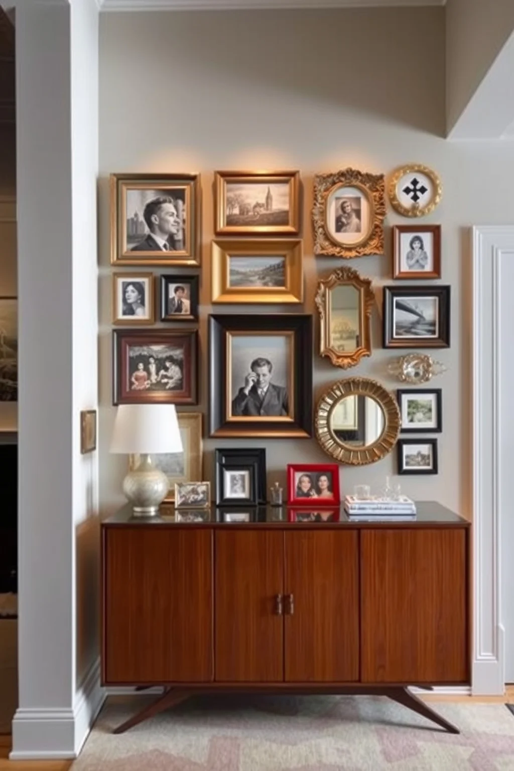 3. Gallery Wall Above