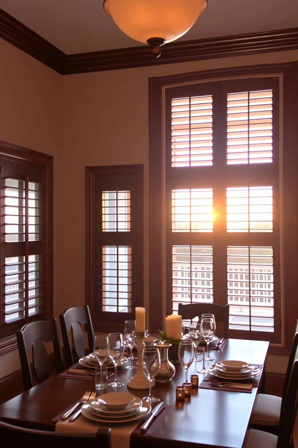 3. Plantation Shutters