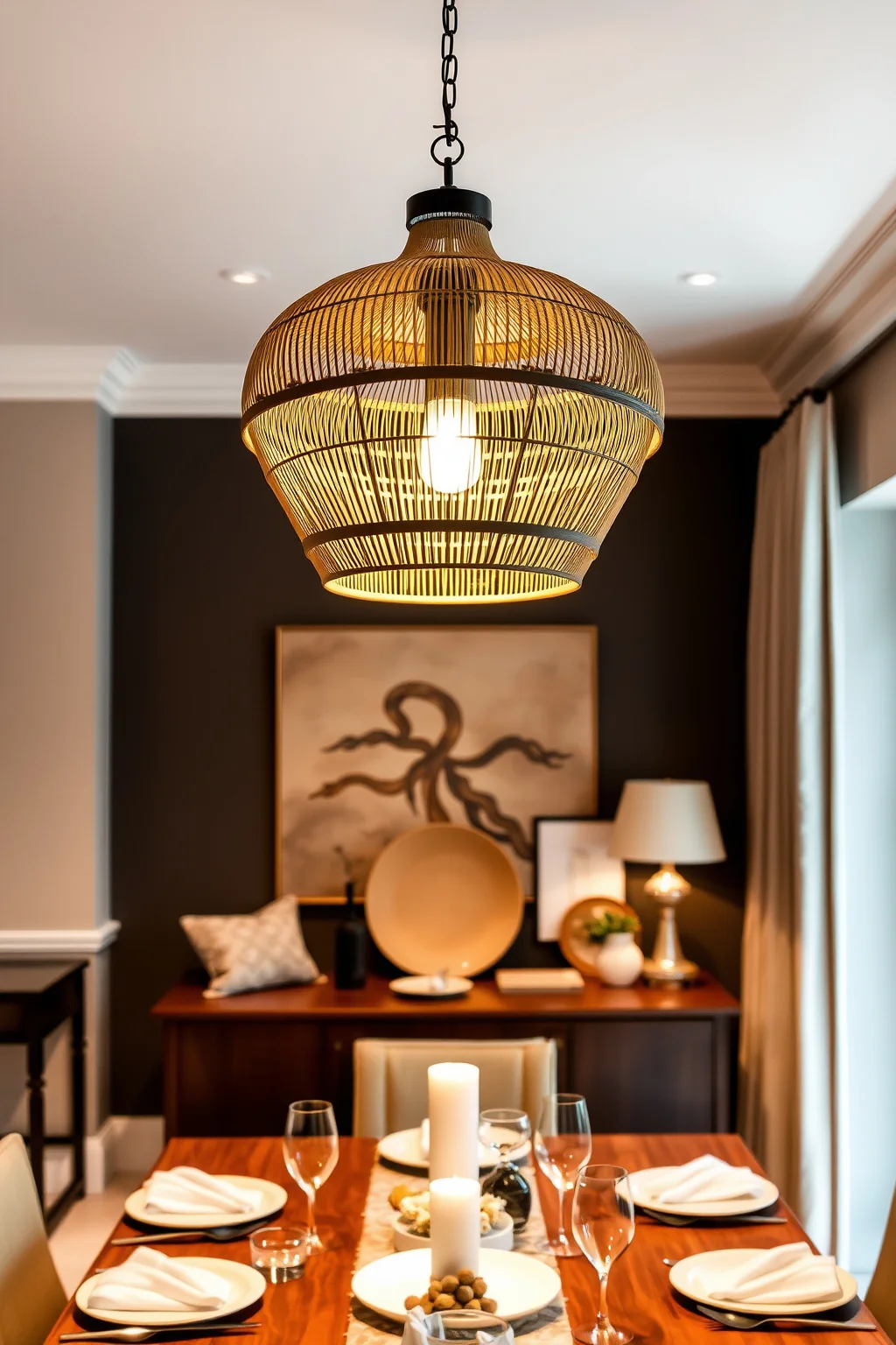 3. Statement Lighting