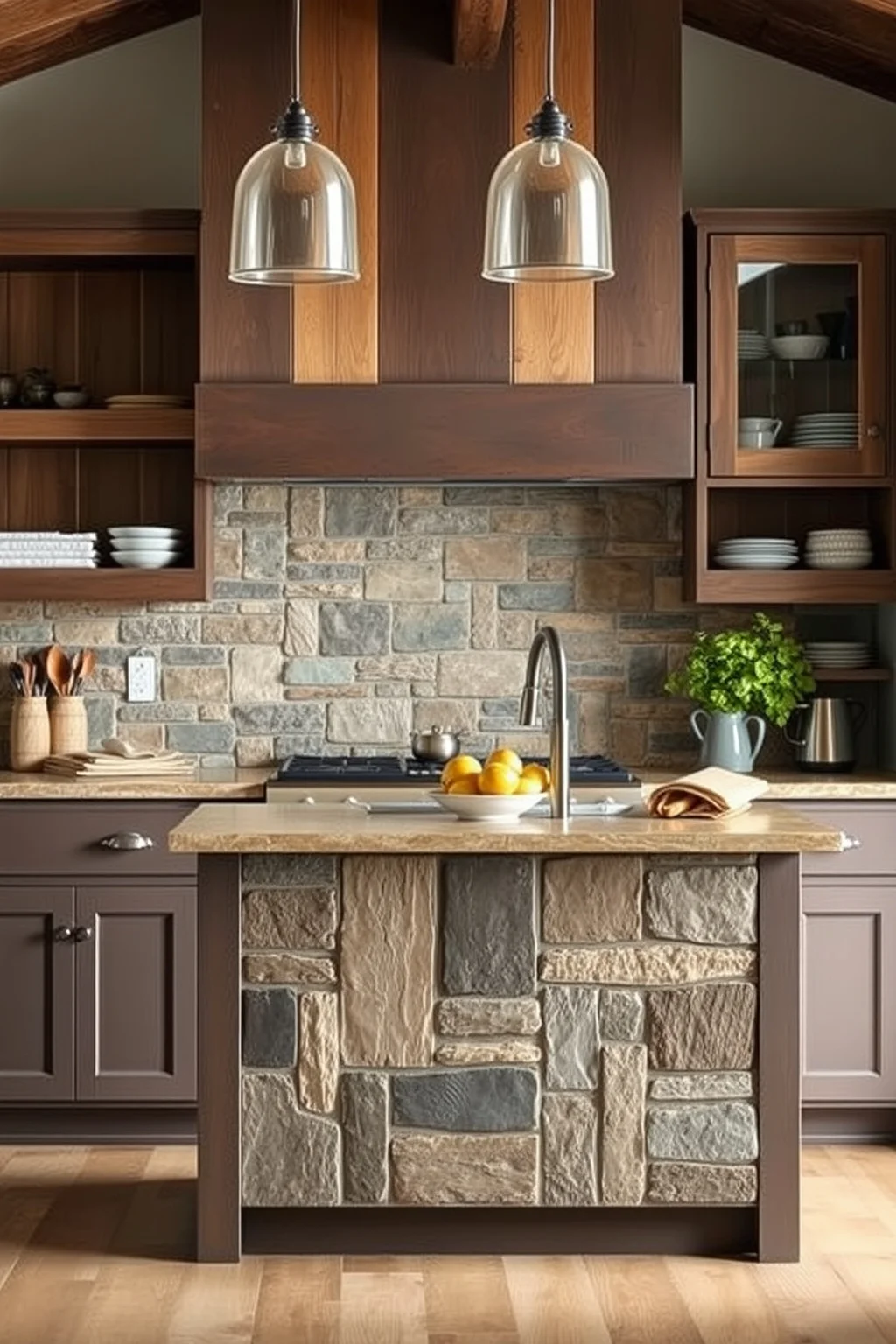 3. Textured Stone Tiles