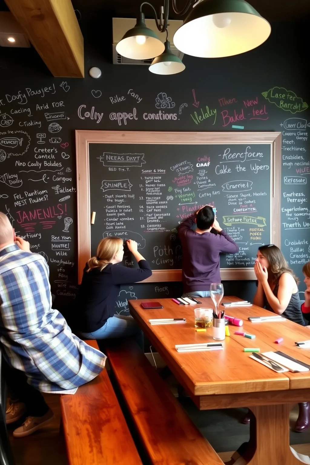 4. Chalkboard Wall