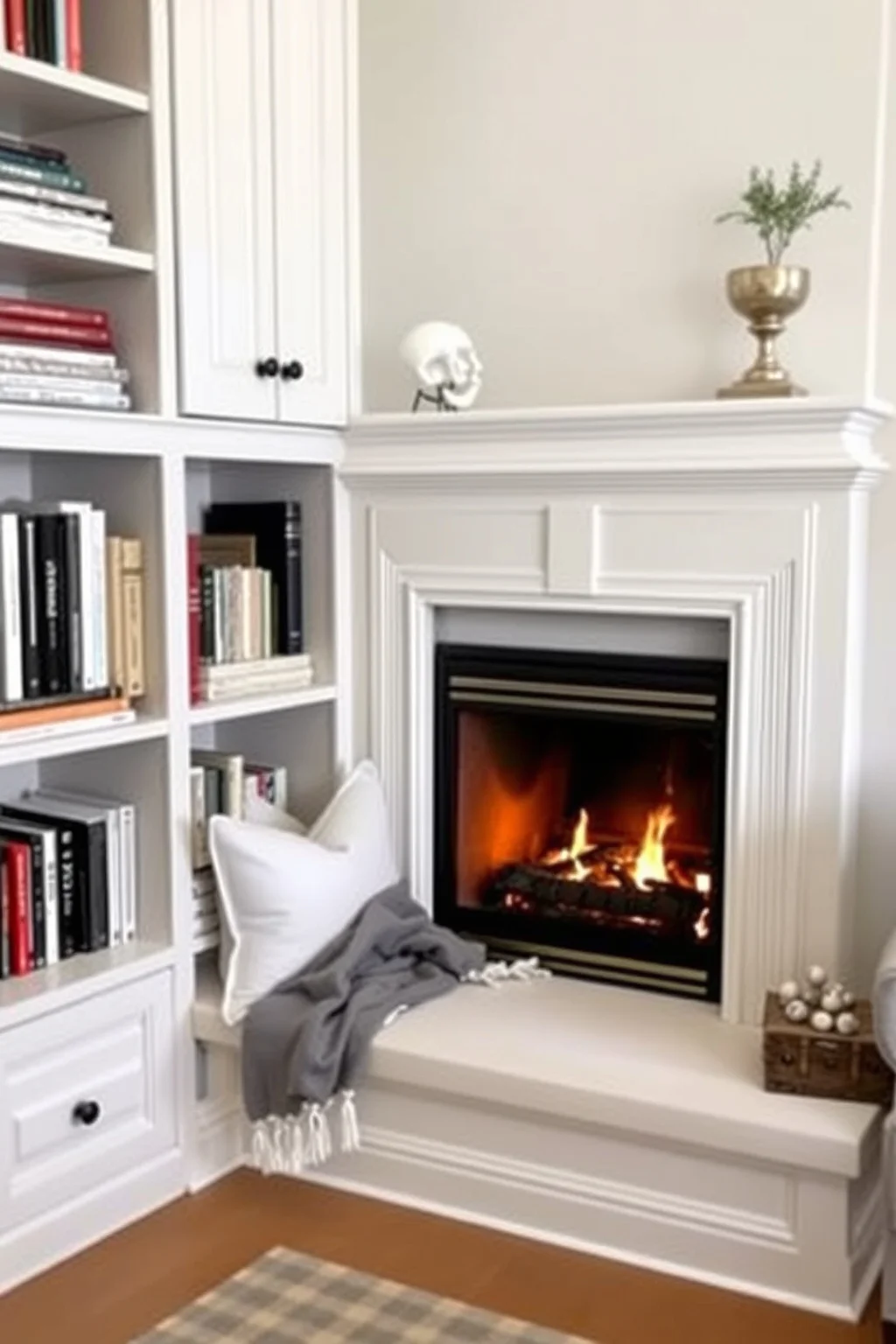 4. Corner Fireplace Built-In