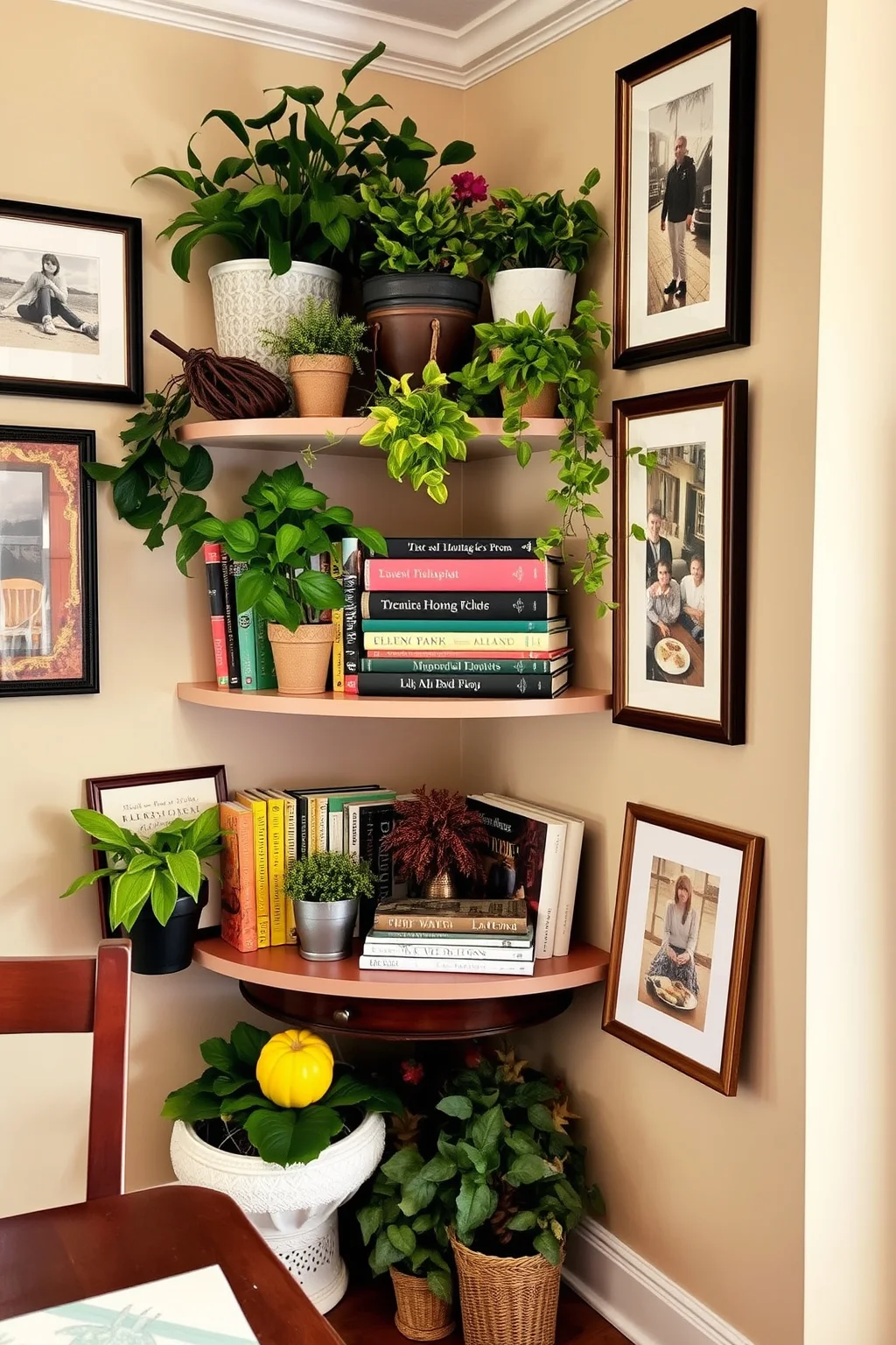 4. Corner Shelves