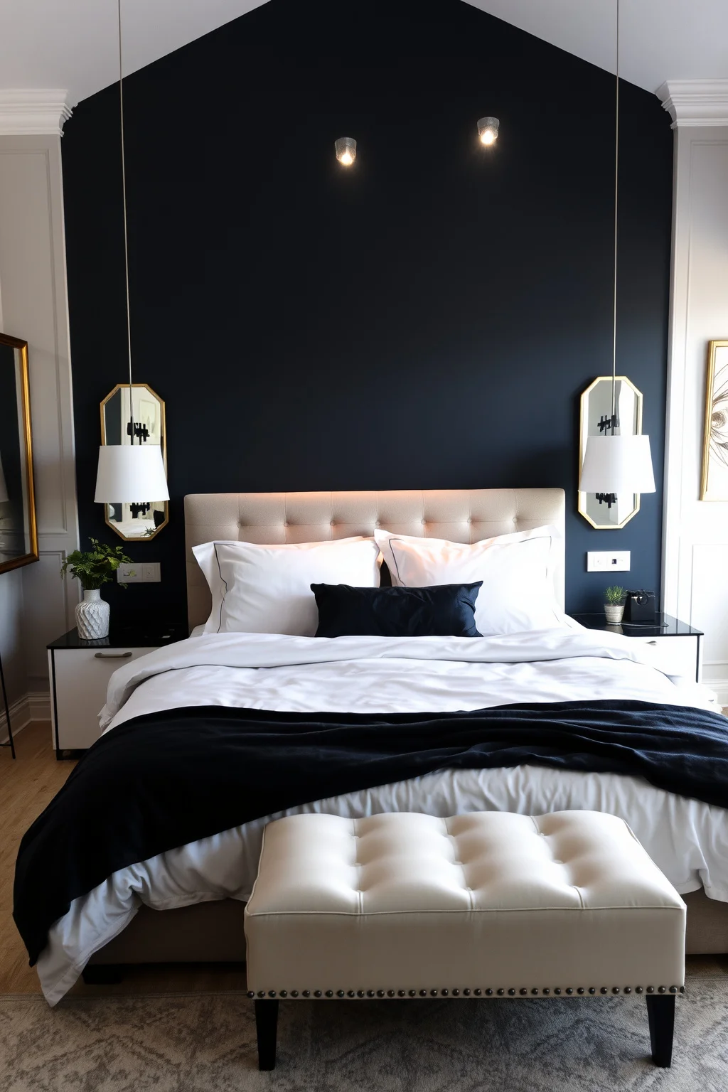 4. Dark Accent Walls