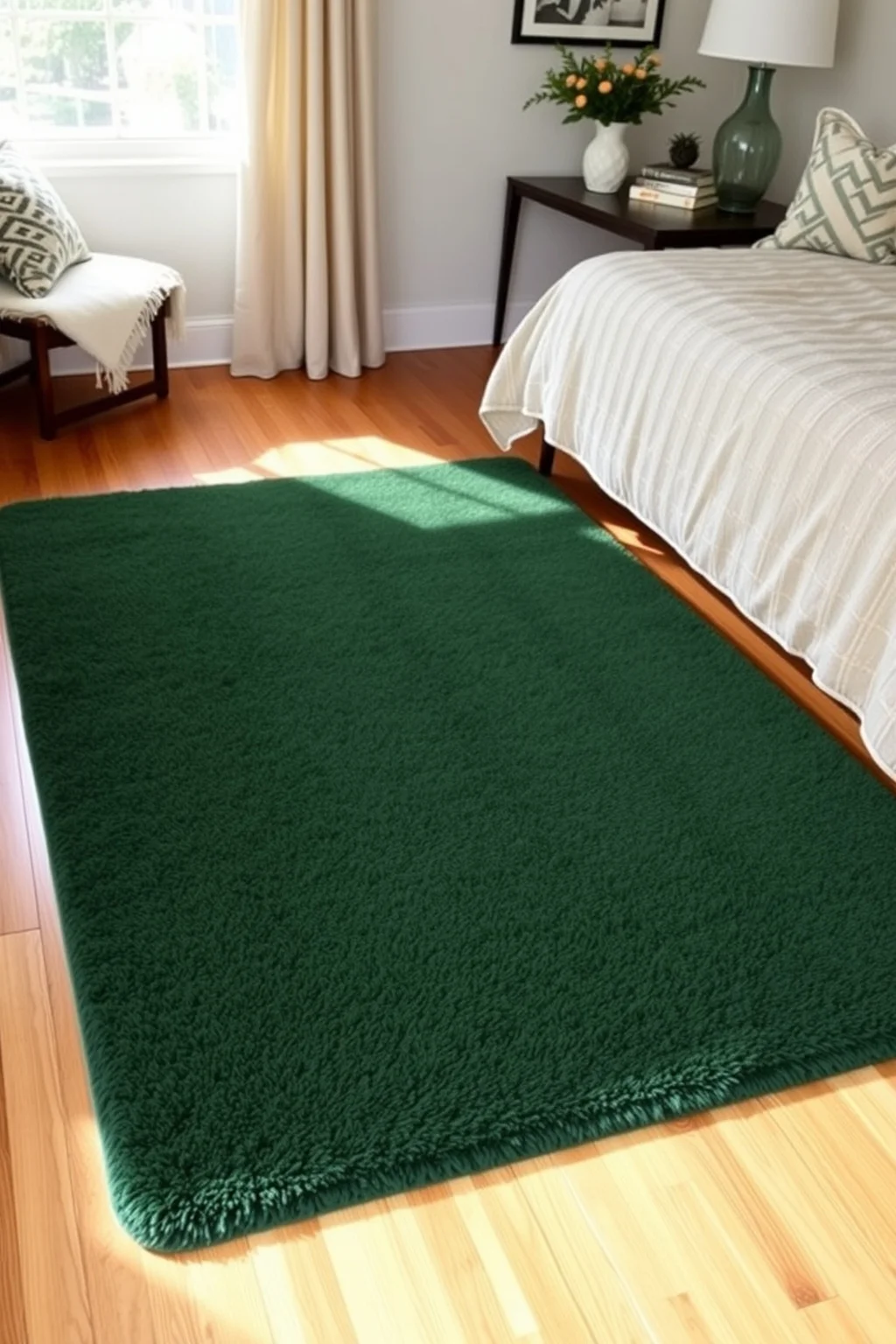 4. Dark Green Area Rugs