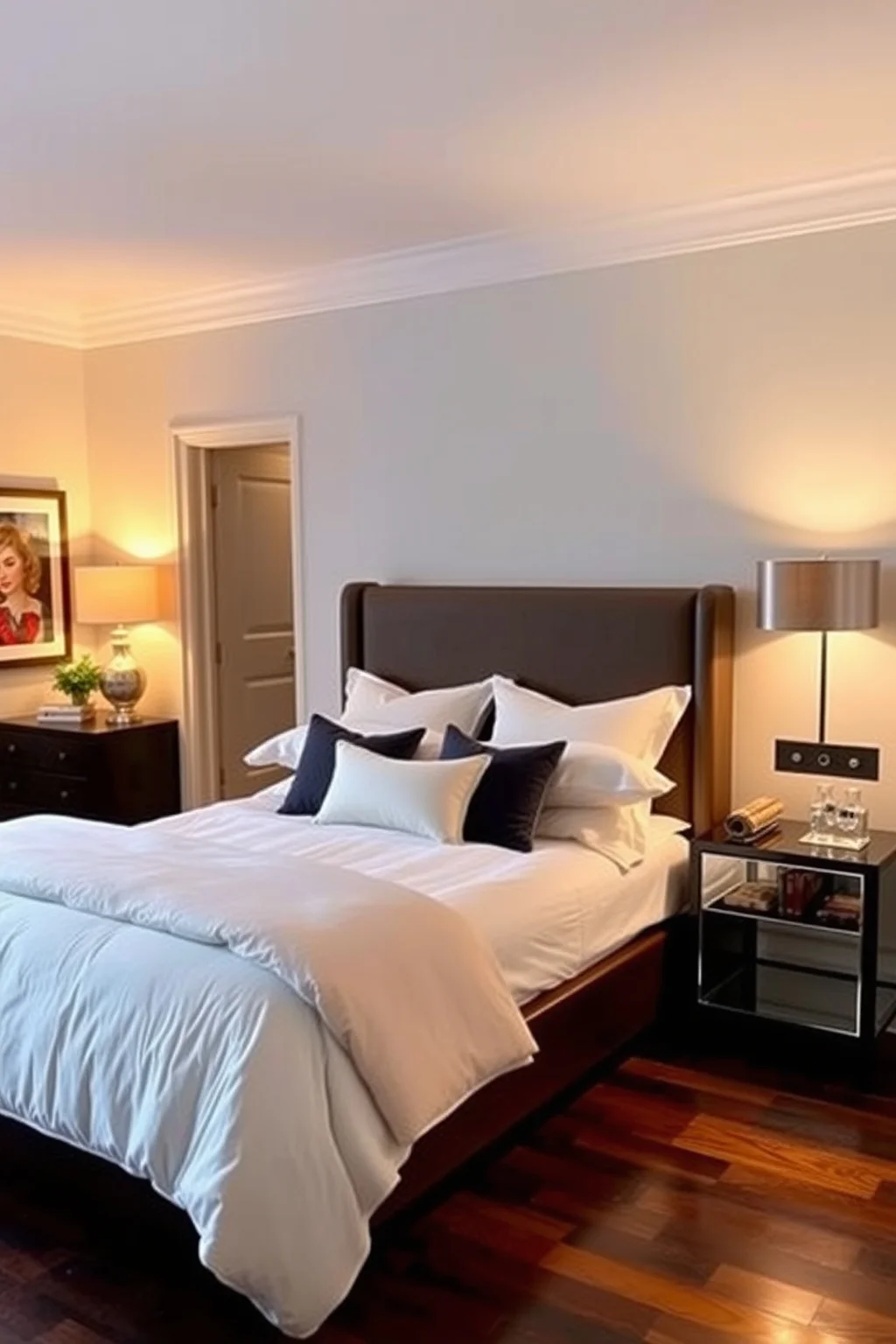 4. Elegant Dark and Light Contrast