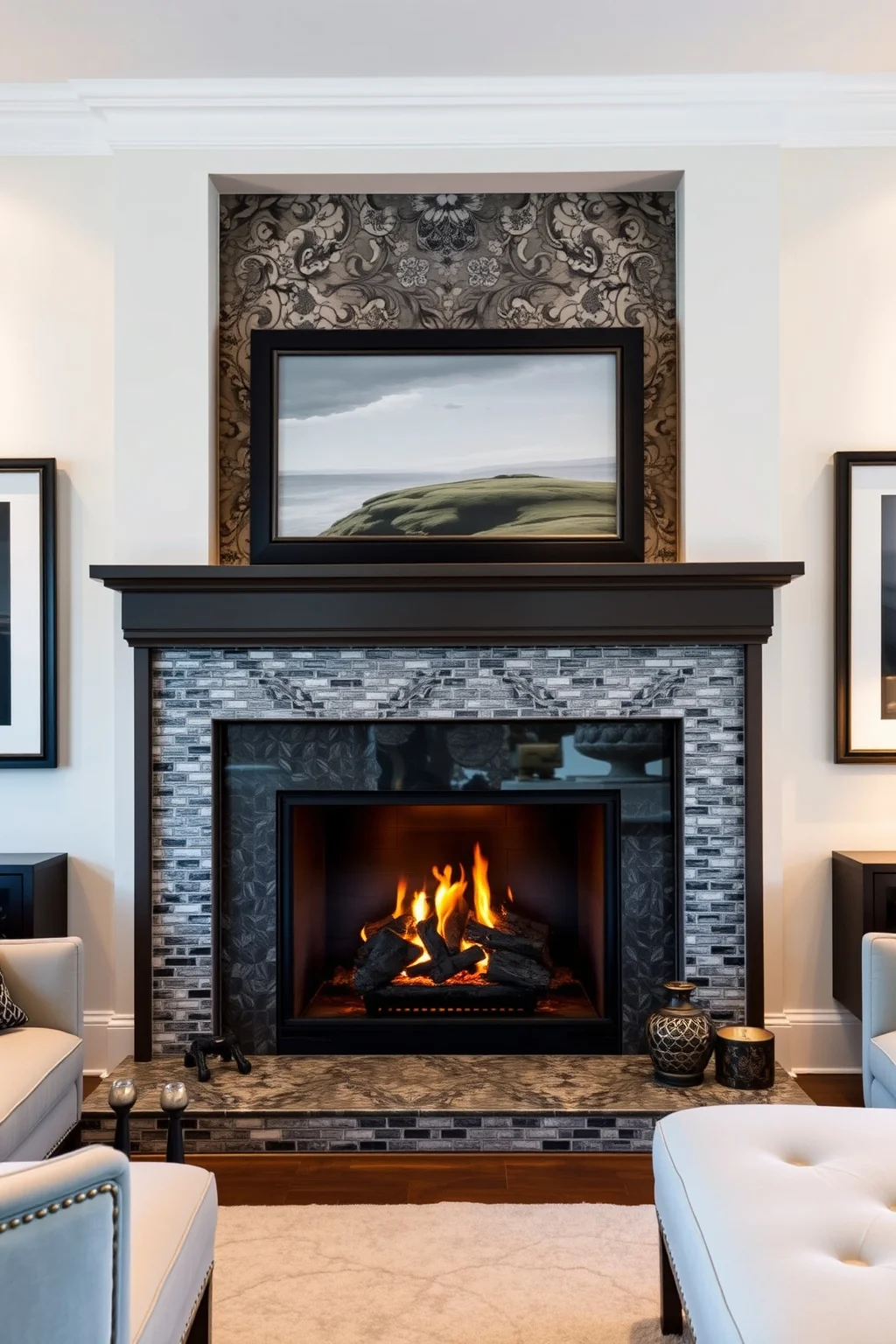 4. Elegant Tile Surround