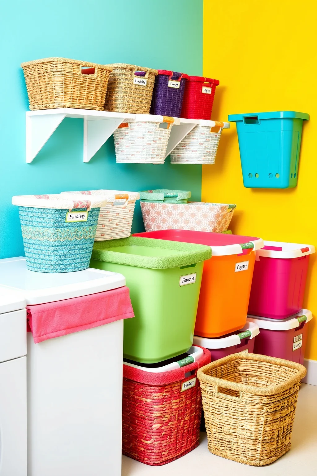 4. Laundry Basket Station