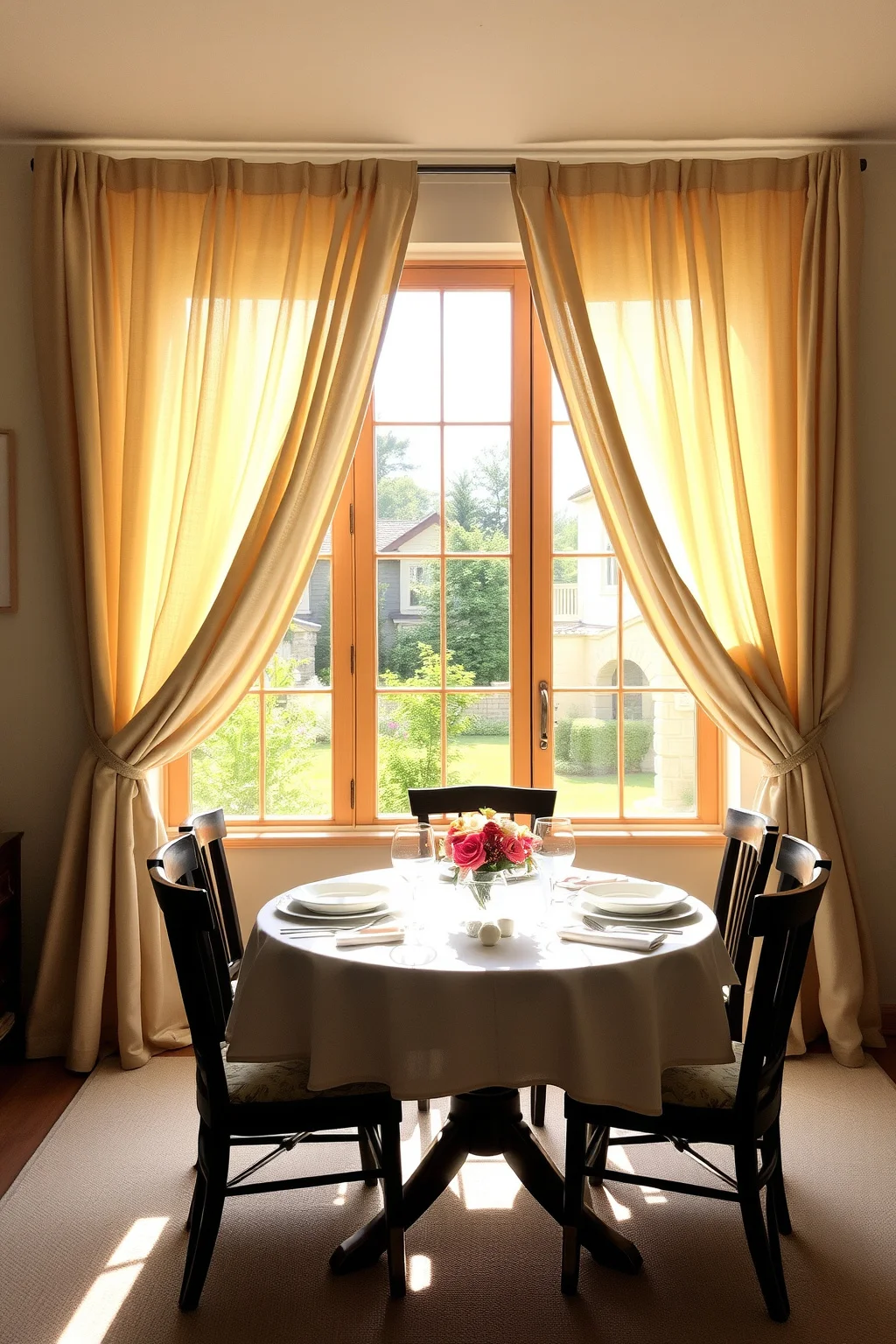 4. Linen Curtains
