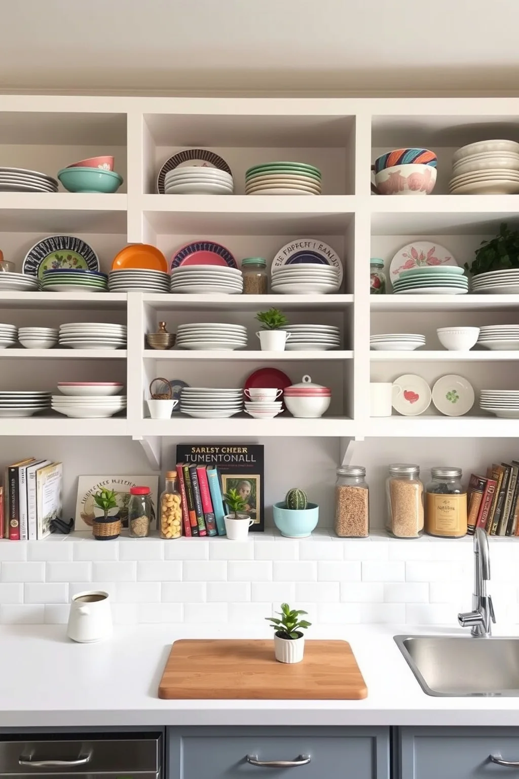 4. Open Shelving
