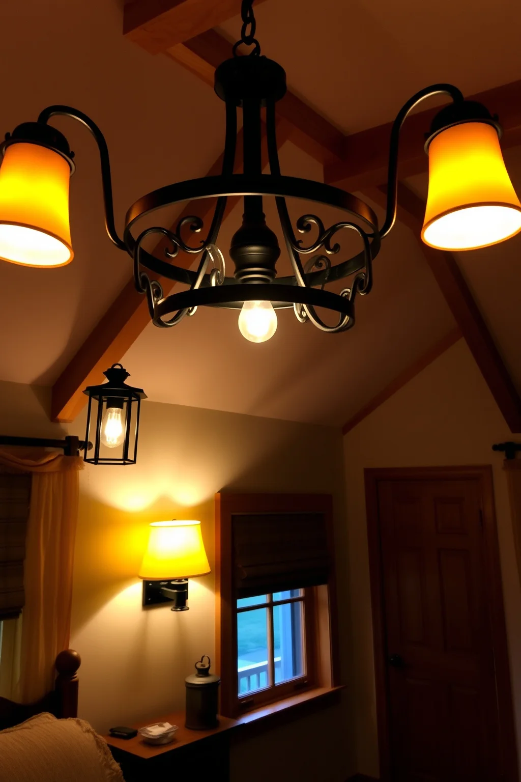 4. Rustic Lighting Fixtures