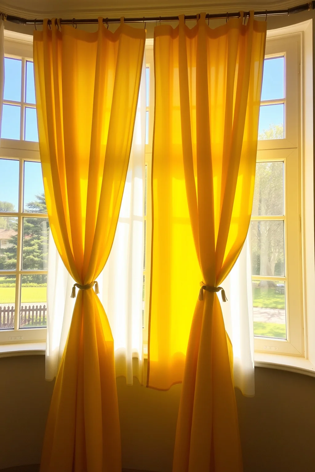 4. Yellow Curtains