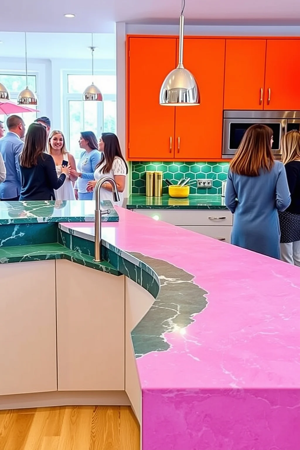 5. Bold Countertop Choices