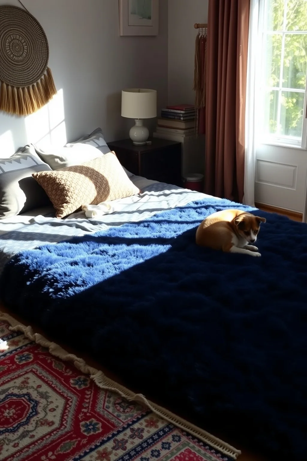 5. Dark Blue Area Rug