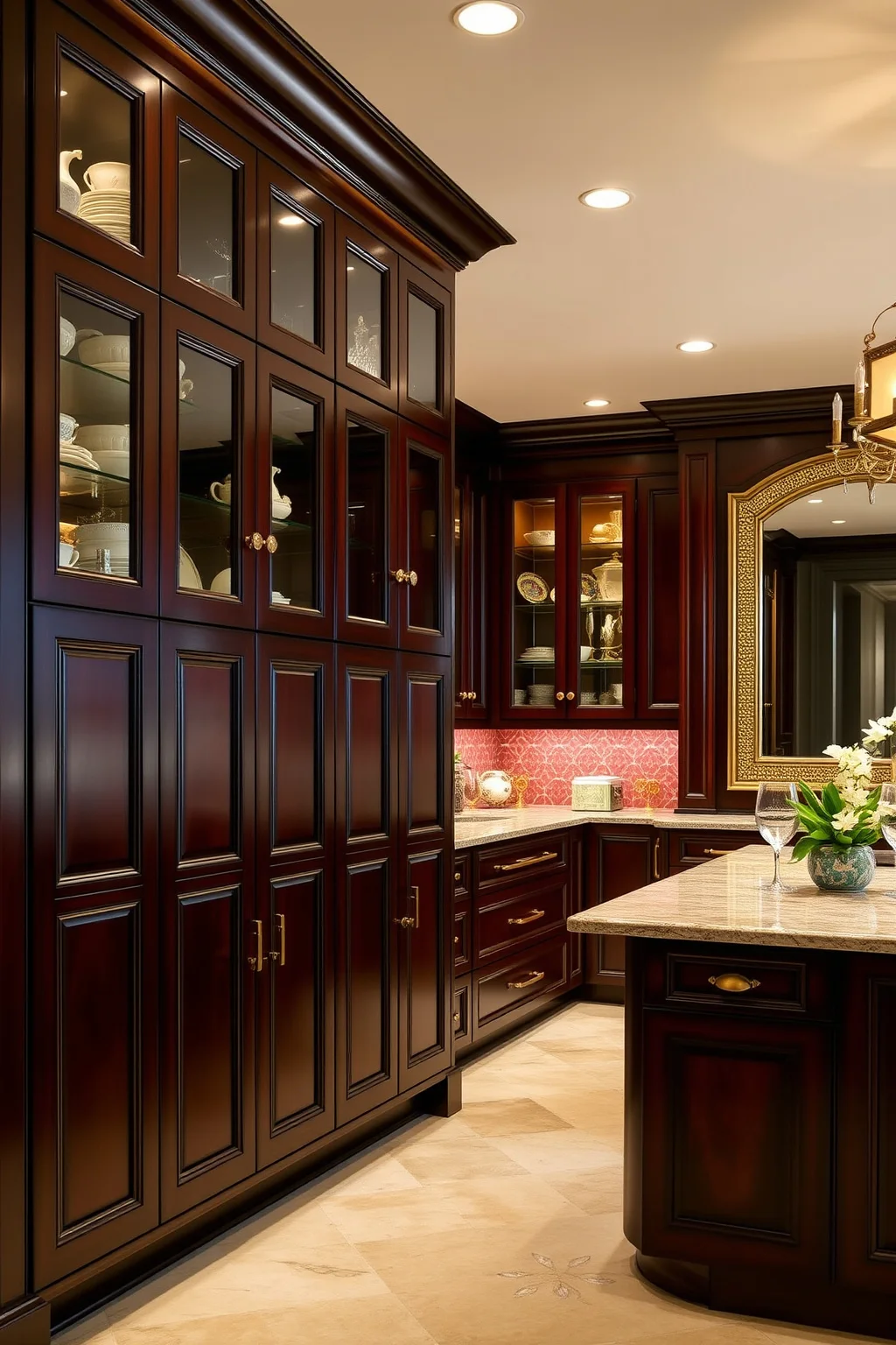 5. Elegant Dark Stains