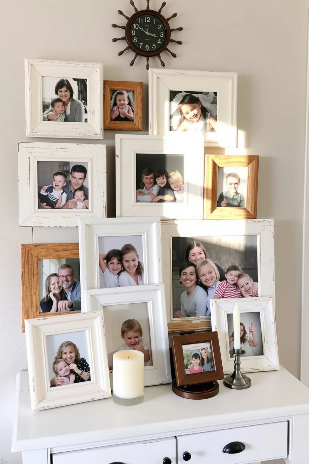 5. Family Photos in Frames
