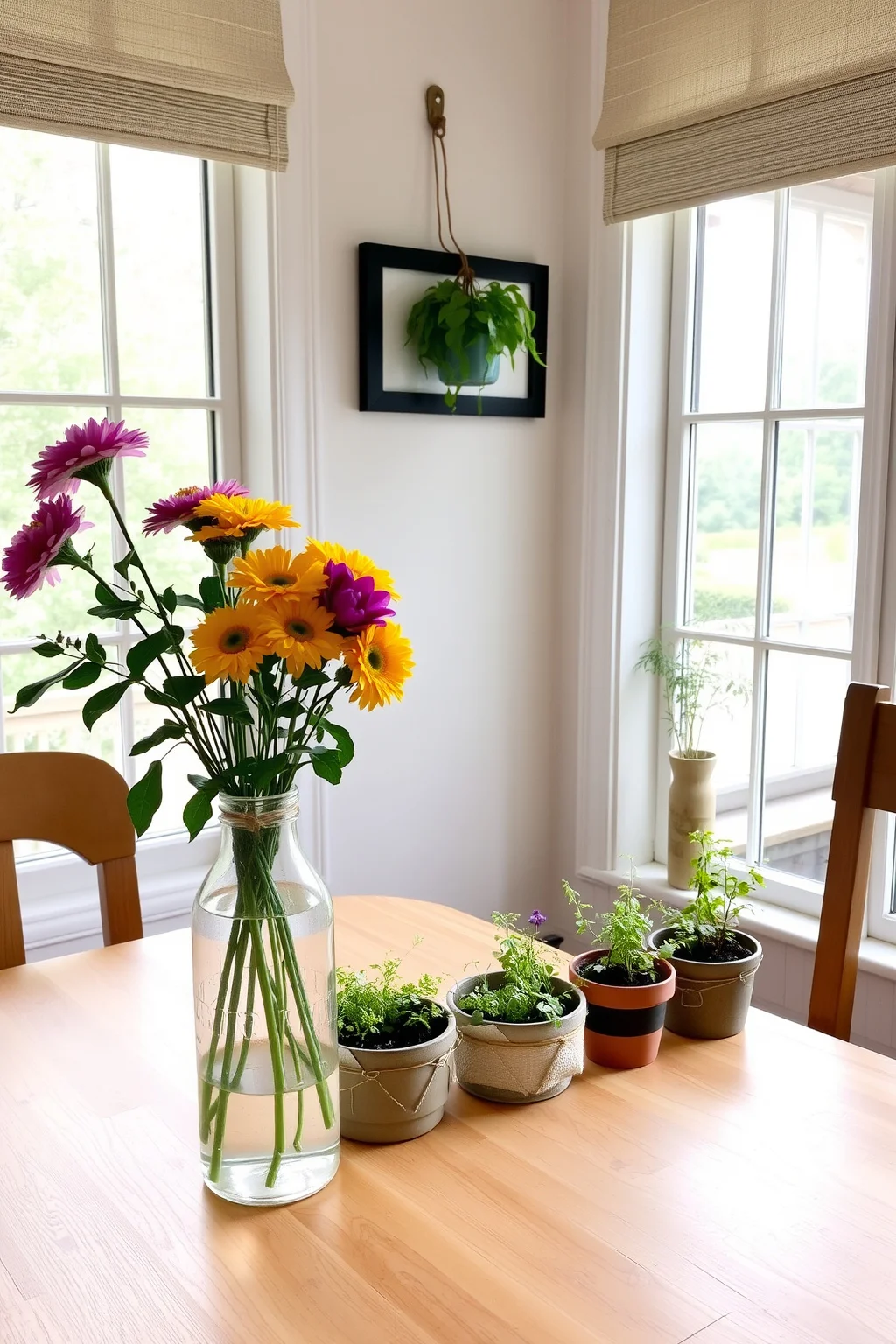 5. Fresh Flowers and Greenery