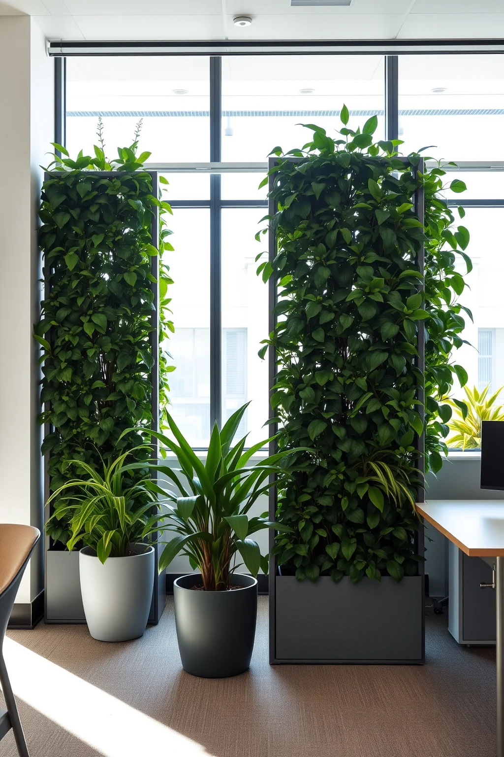 5. Plant-Covered Dividers
