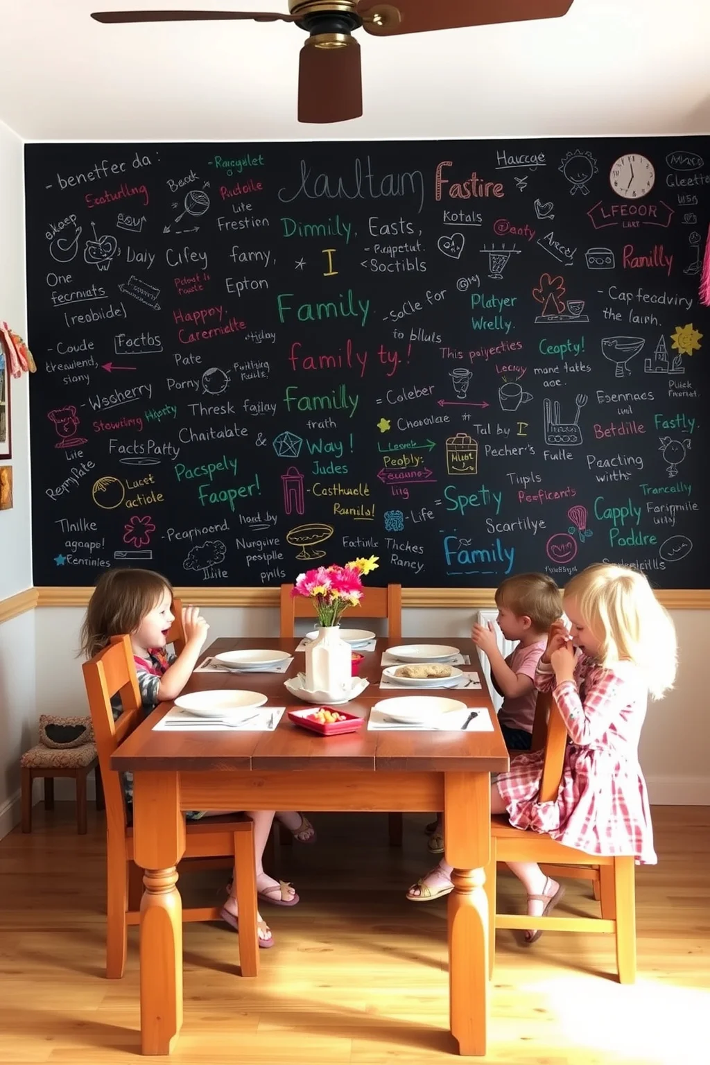 6. A Chalkboard Wall