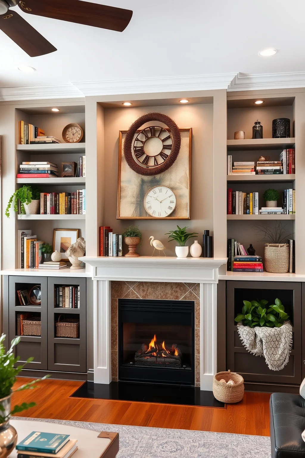 6. Built-in Shelving
