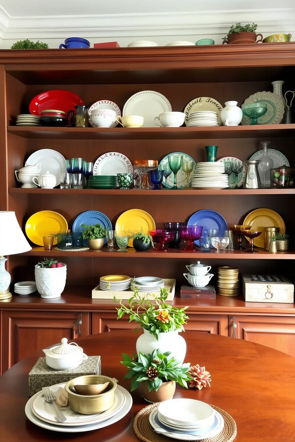 6. Display a Collection with Open Shelving