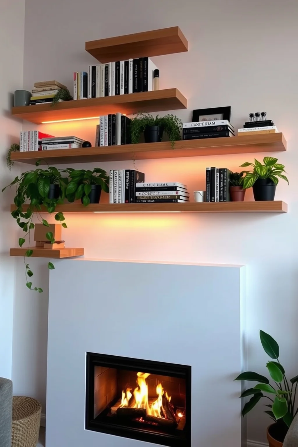 6. Floating Shelves