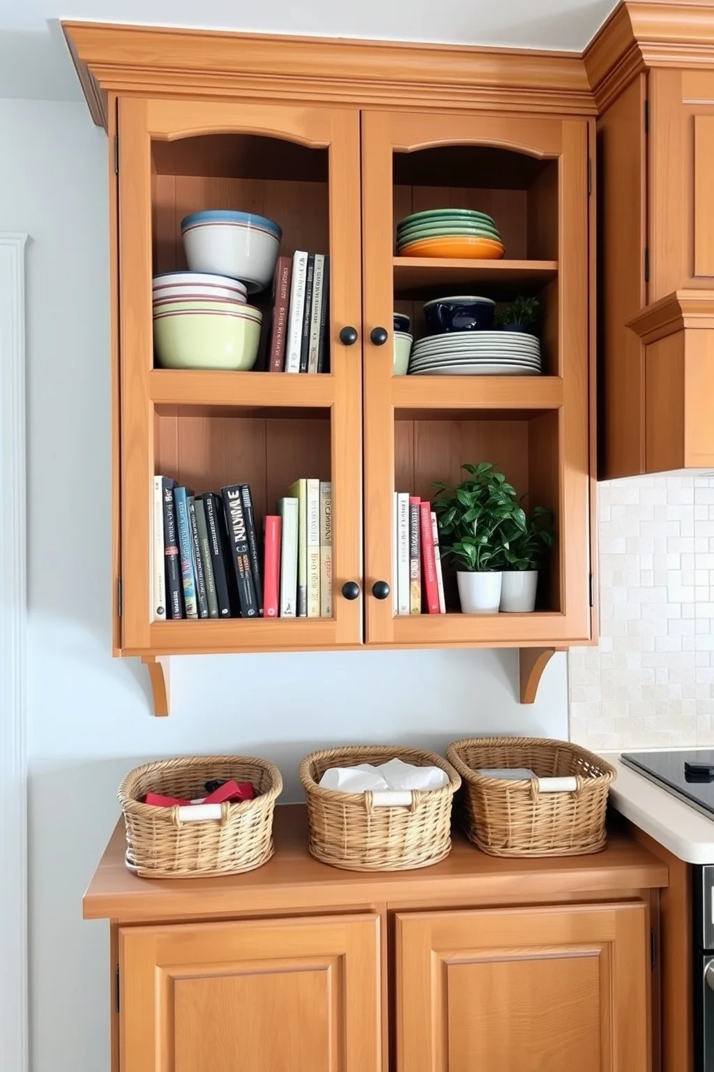6. Open Shelving Accents