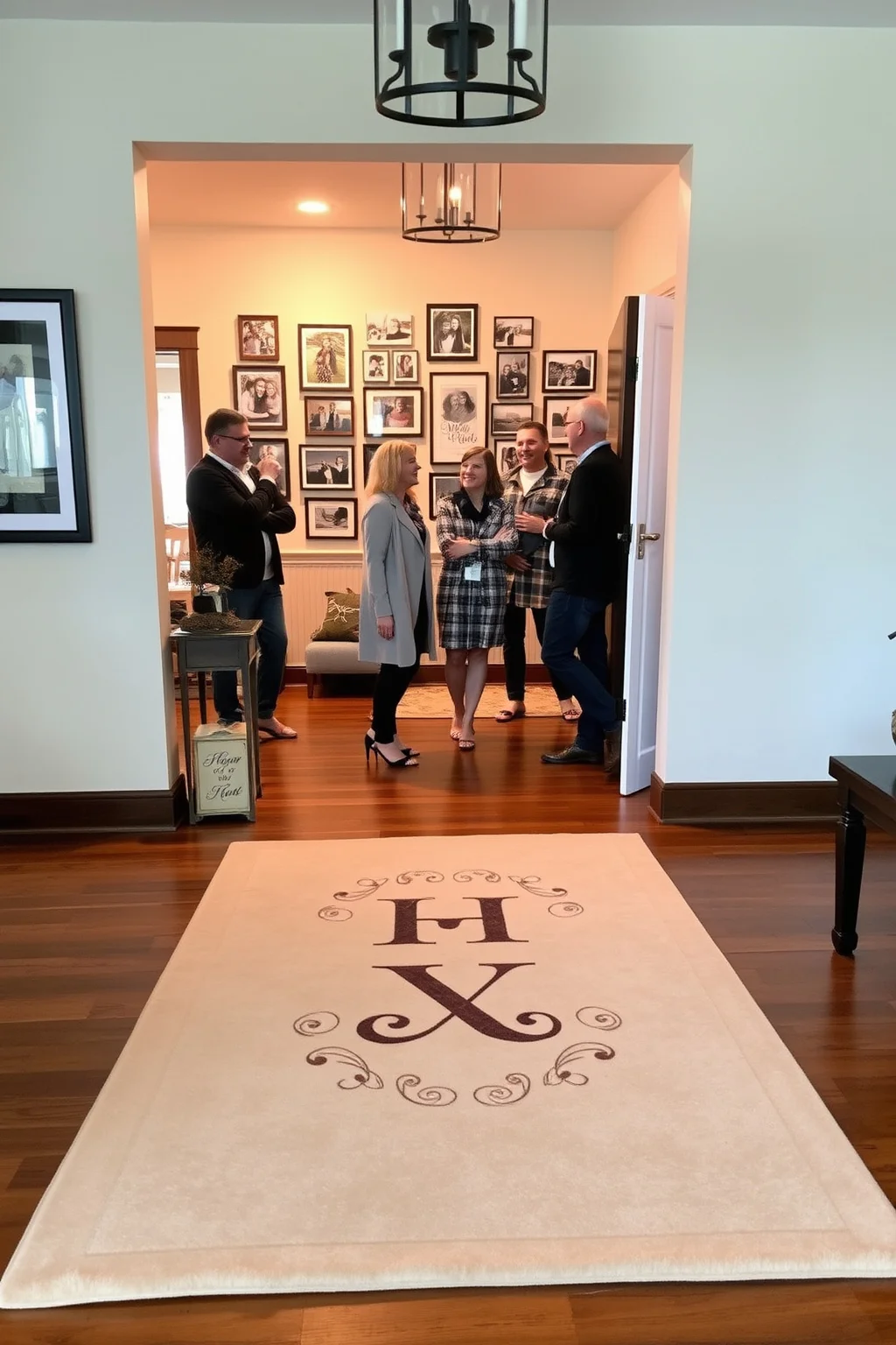 6. Personalized Monogrammed Rug