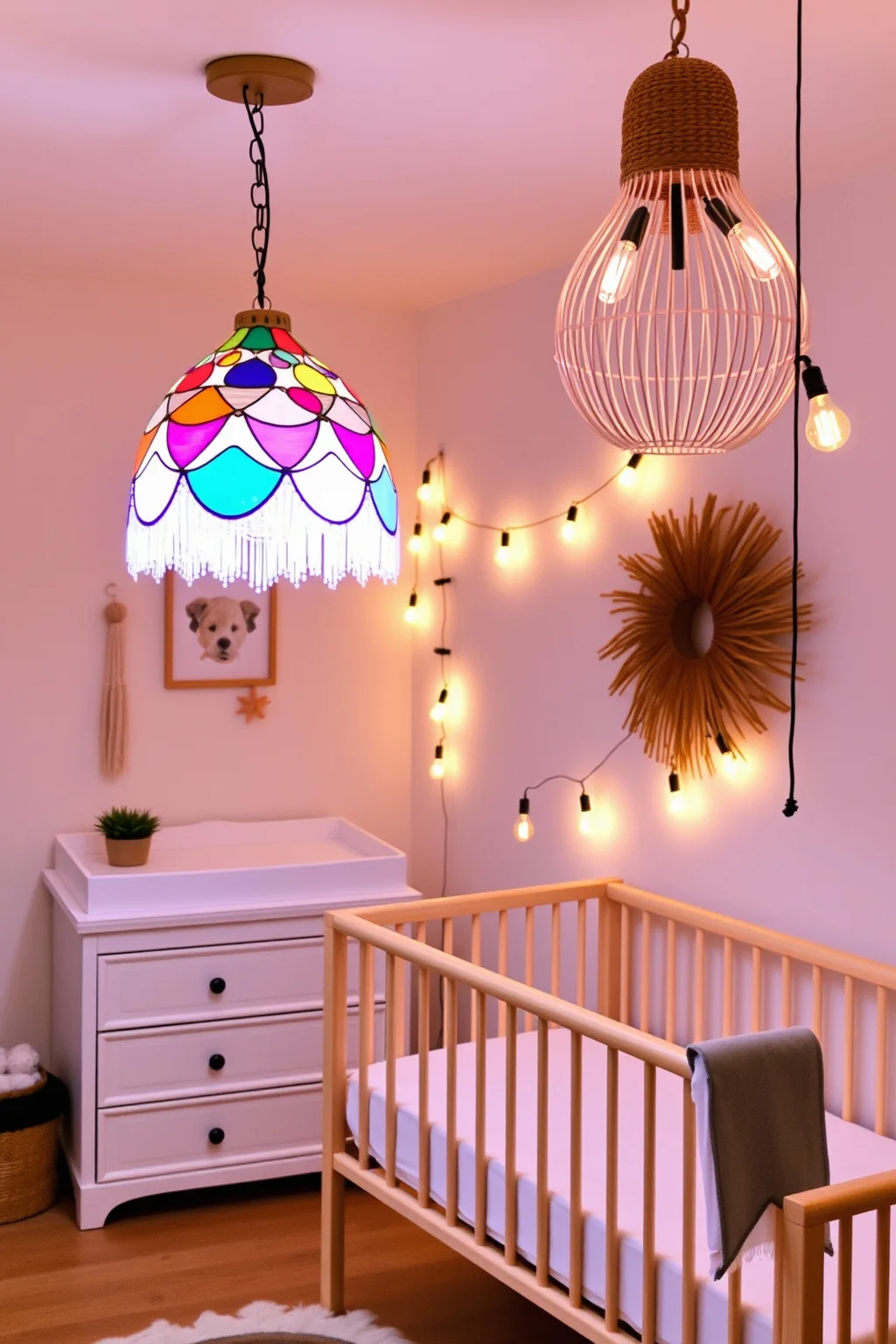 6. Playful Lighting Fixtures