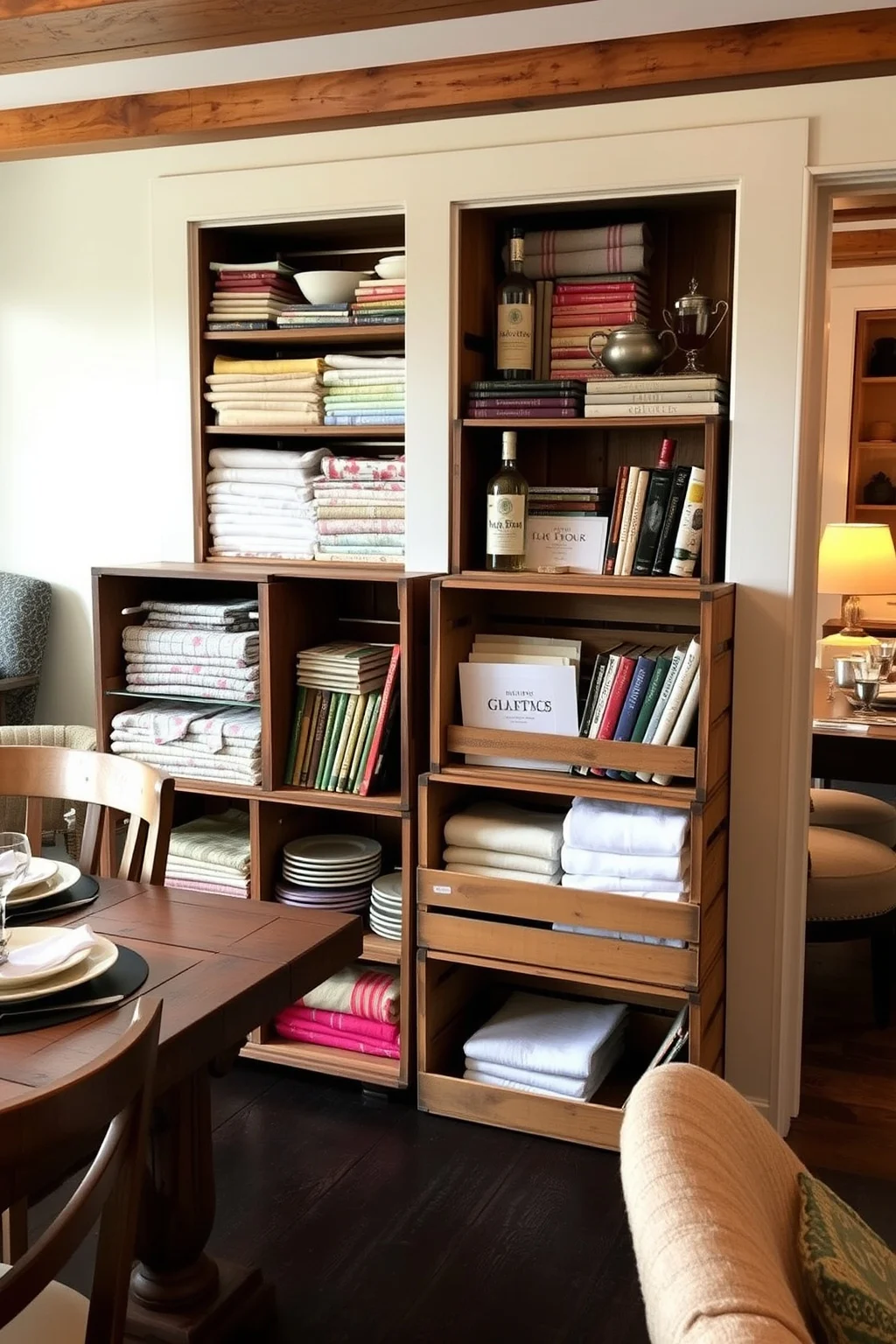 6. Rustic Wooden Crates