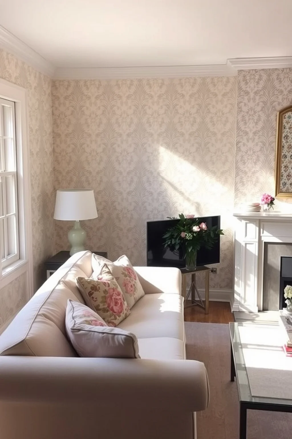 6. Vintage-inspired Wallpaper