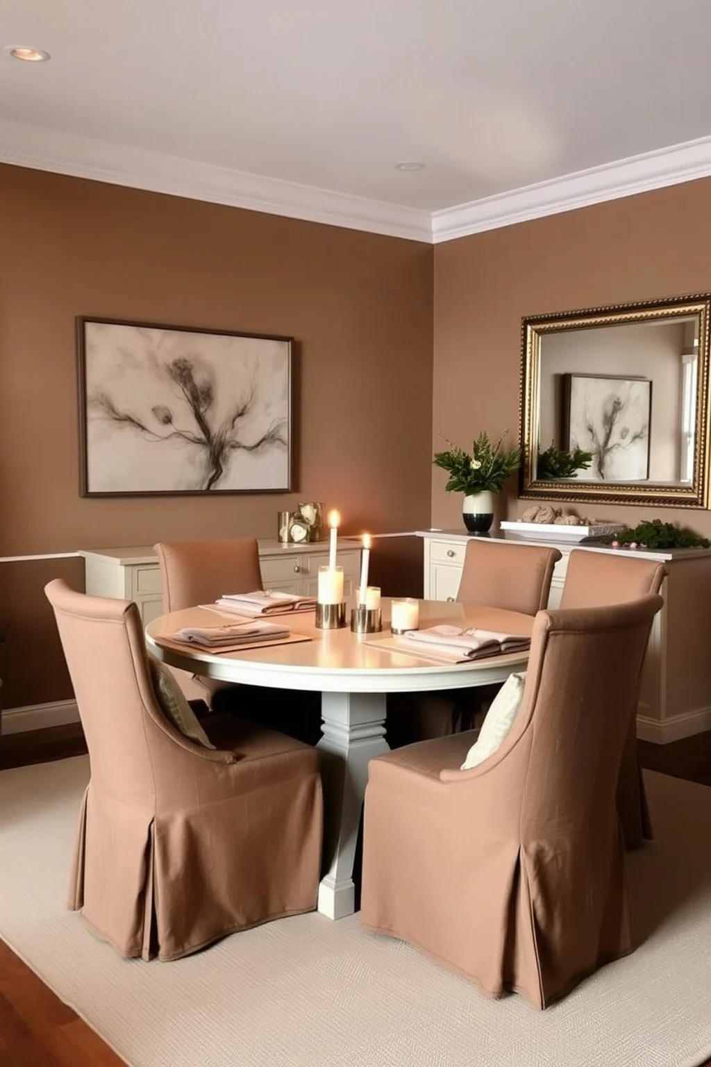 6. Warm Taupe and Cream