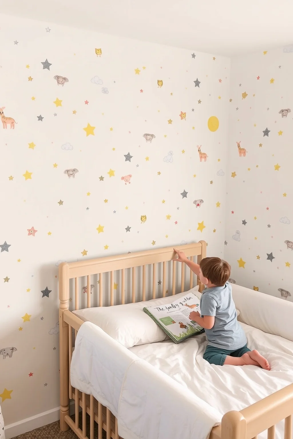 6. Whimsical Wallpaper