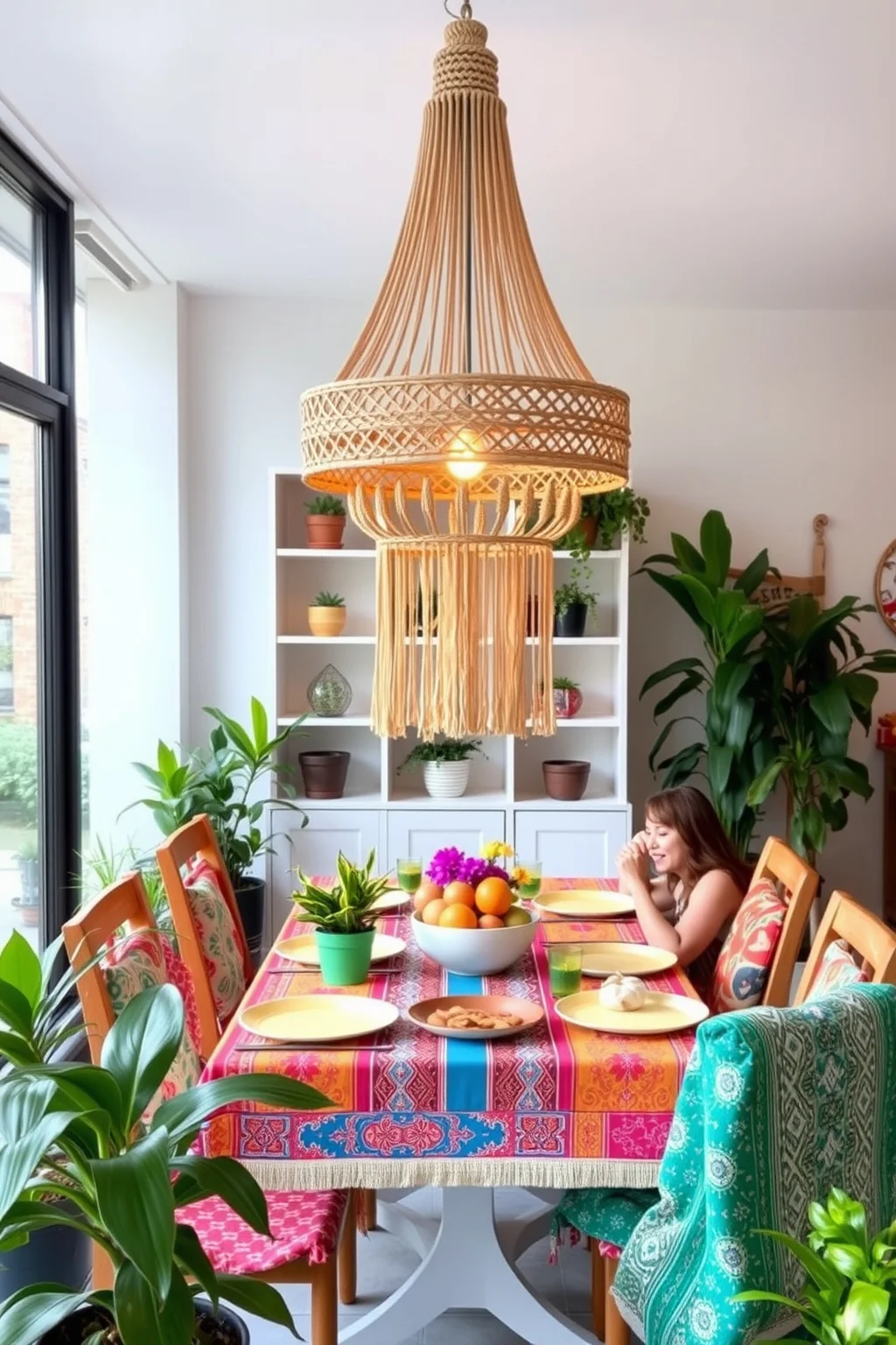 7. Bohemian Chandelier