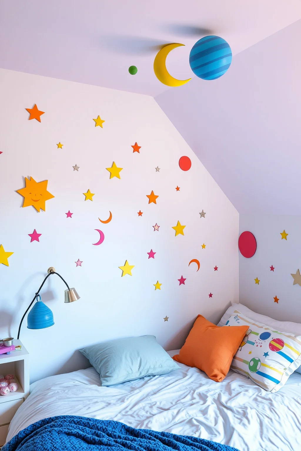 7. Cosmic Wall Decals