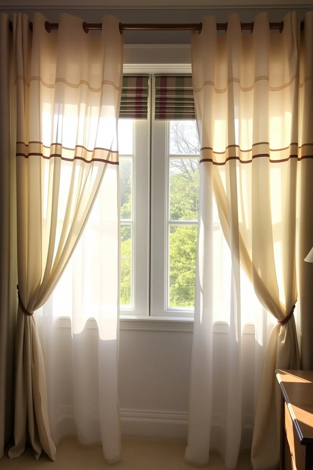 7. Country-Inspired Curtains