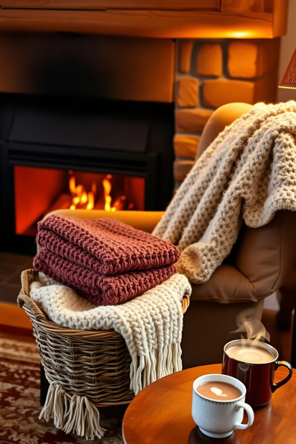 7. Cozy Throws