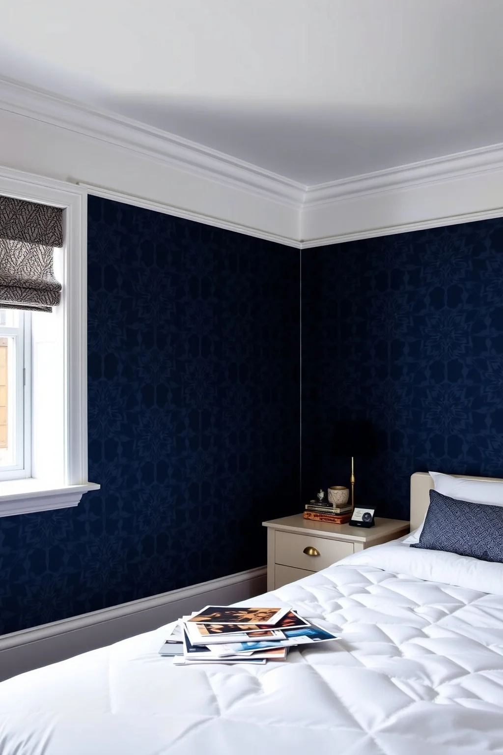 7. Dark Blue Wallpaper