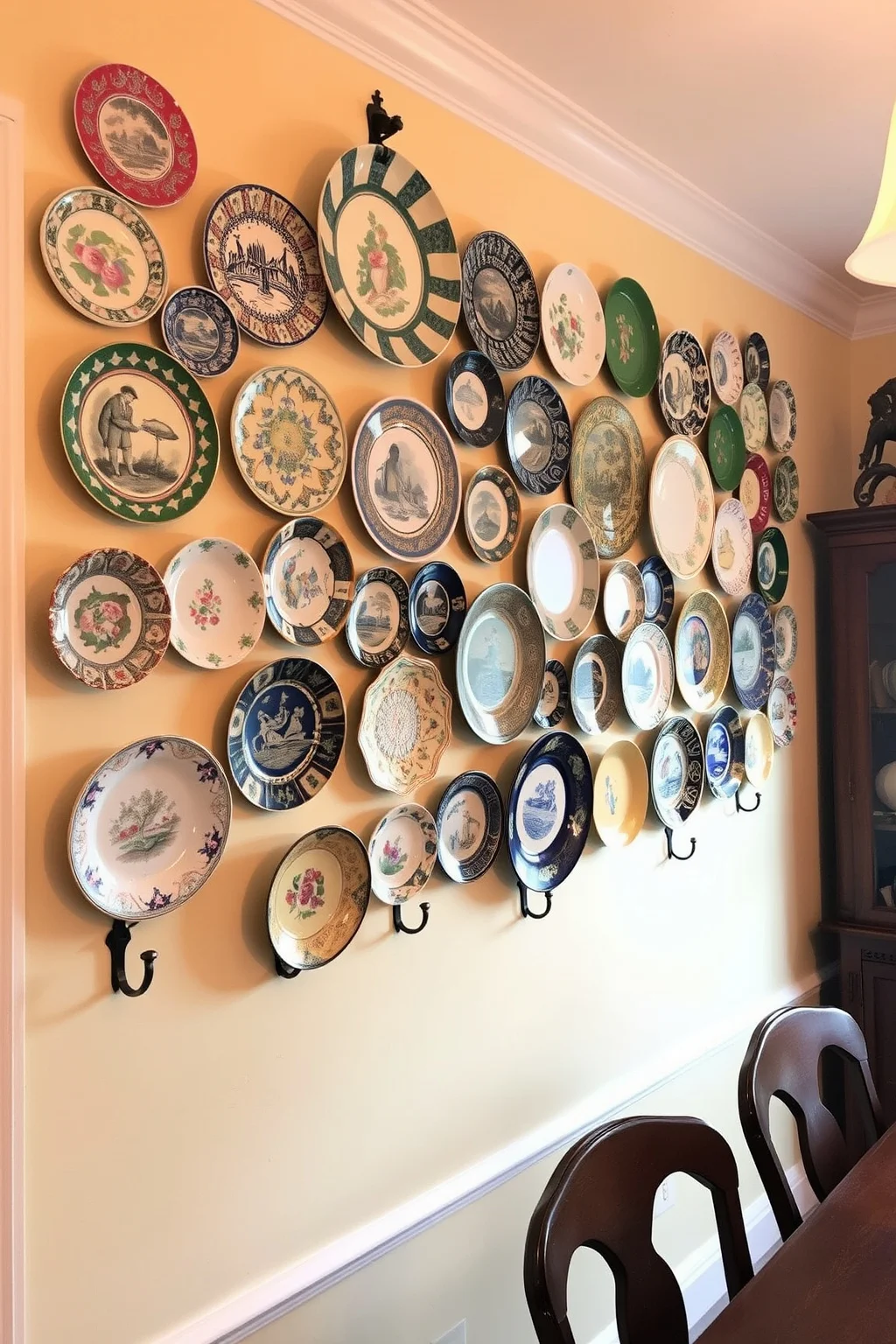 7. Decorative Plates Display